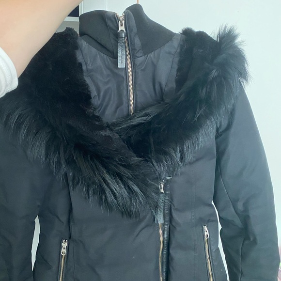 Mackage Priya Winter Down Coat with Black Fur - Picture 5 of 9